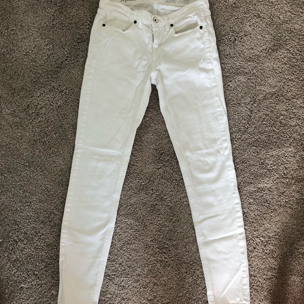 Madewell Skinny Skinny Jeans in white wash